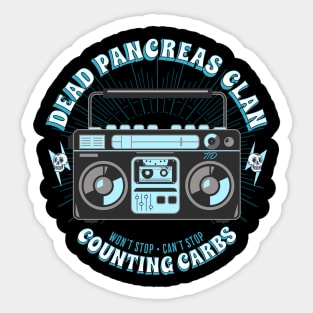 Dead Pancreas Clan Type One Diabetes Awareness T1D Gift Sticker